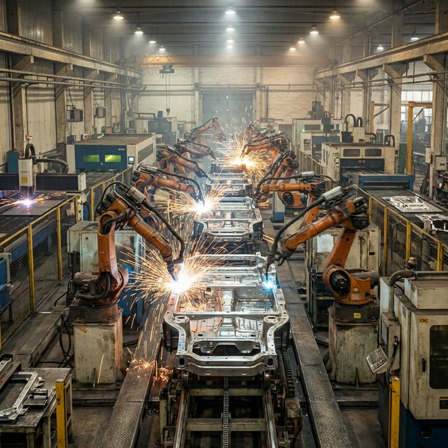 Automated manufacturing line